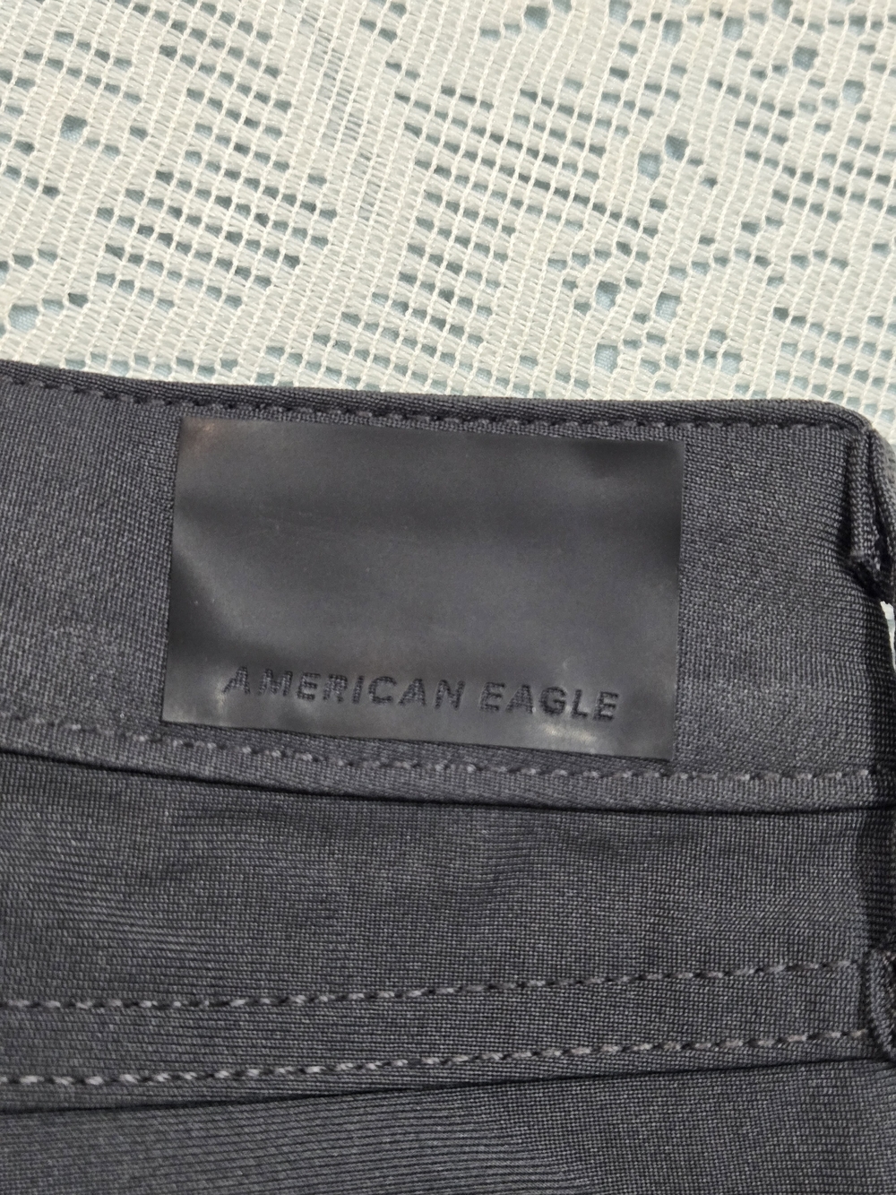 American Eagle Outfitters Men's Black Straight Leg Pant Sz 34/36 - Picture 6 of 11